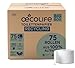 Produktbild oecolife Toilettenpapier Box RECYCLING, 3-lagig, 75 Rollen x 180 Blatt, Großpackung, superweich, nachhaltiges Klopapier, wc papier ohne Plastikverpackung, wiederverwandbar