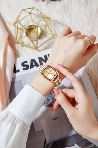 Image of Giordano Analog Watch for Women - Elegant Square Cut-Glass Dial, Crystal Roman Numerals, Stainless Steel Strap - Stylish Luxury Timepiece & Gift - GZ-60117