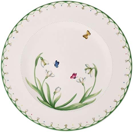Villeroy & Boch 14-8663-2640 kolorowy wiosenny talerz śniadaniowy, porcelana premium, biały