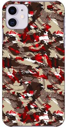 [iPhone 11専用] SECOND SKIN スマートフォンケース MHAK 「CAMO_VER2 ブラウン」 3API11-