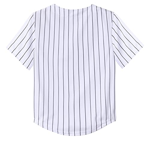 Toddler Boys Baseball Pants Set 2 Pieces Striped Baseball Jersey Pans Outfit Kids Sports Jogger Suit 6 Months - 6 Years3