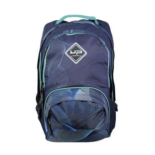 Sac à dos recyclé ergonomique BODYPACK dos réglable et étanche Moiré Bleu