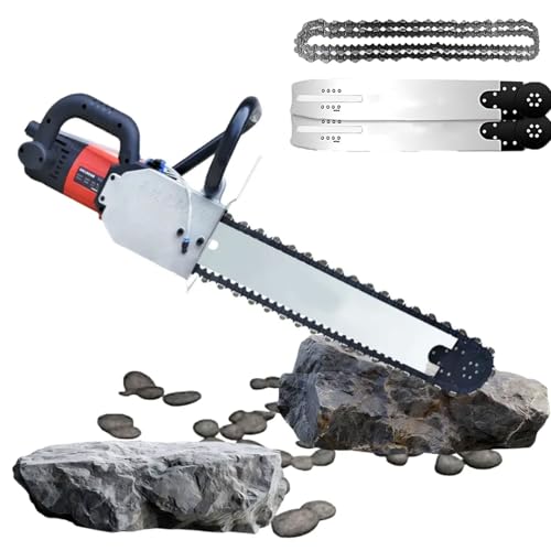 Sierra De Hormigón Sin Escobillas De 7800 W, Motosierra De Mano Para Ranurar Muros De 35/48 Cm Con Supresión De Polvo Con Alimentación De Agua, Profundidad De Corte De 350-480 Mm, Para Ladrillos