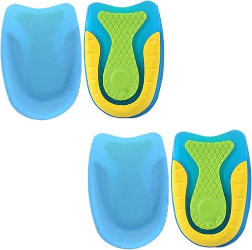 Plantillas para aumentar la estatura, Alzas para calzado, Taloneras con absorción de impactos (Hombres y Mujeres), Amortiguación para zapatillas, botas y calzado casual (2 Pares)