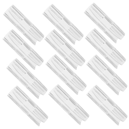 Cabilock 12Pcs Bed Clips Transparent Non Slip Fixators for Fitted and Easy to Install Bedding Accessories for Twin Full Beds