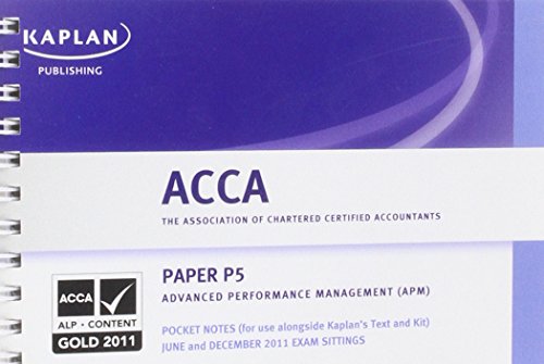 P5 Advanced Performance Management APM - Pocket Notes
