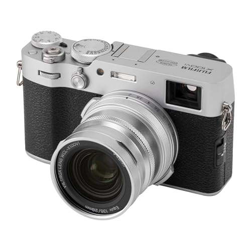 VILTROX Wide Conversion Lens, 0.8X WCL-X100 VI Auto Recognition Wide Angle Additional Lens for Fuji X100VI X100V X100F, Silver - Thumbnail 7