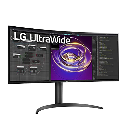 Lg 34Wp85C-B 34-Inch Curved 21:9 Ultrawide Qhd (3440X1440) Ips Display With Usb Type C (90W Power Delivery), Dci-P3 95% Color Gamut With Hdr 10 And Tilt/Height Adjustable Stand #TOP2