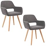 stuhl rosa Moderner Stuhl mit Buchenholz, 2er Set.