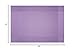 Guwheat Placemats Dining Room Table Mats Woven Vinyl Washable Durable Heat-Resistant Non-Skip Kitchen PVC Placemats (6, Purple)