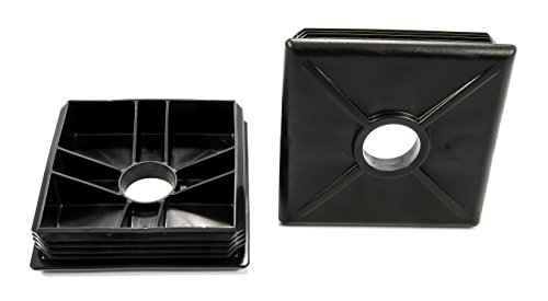 Camco 4-Inch Rv Bumper Caps | Easy Removal | Durable Construction | Black, 2-Pack (40303) #TOP2