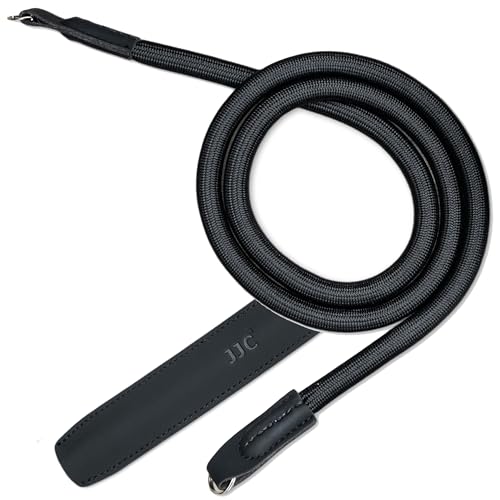 JJC Sangle tour de cou pour appareil photo reflex numérique, 100 cm, corde en nylon minimaliste, sangle d'épaule pour appareil photo reflex numérique,...