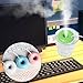 Imagen de humidificador USB portátil en forma de dona con protección de corte de agua Fabricante de niebla fría para el purificador de aire de escritorio de oficina en casa