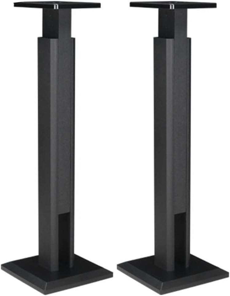 Speaker Stands, Heavy Duty Speaker Stands, Adjustable Height 85-120cm/33.4-47.2", Satellite Speaker Holder, for Surround Sound System, Home Cinema
