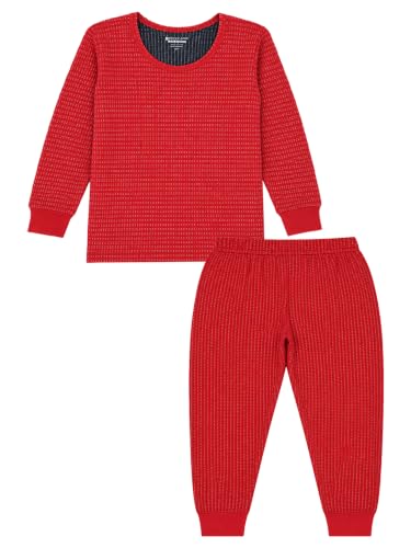 Image of Bodycare Insider Anti-Bacterial Solid Kids Thermal Top & Bottom Unisex Set