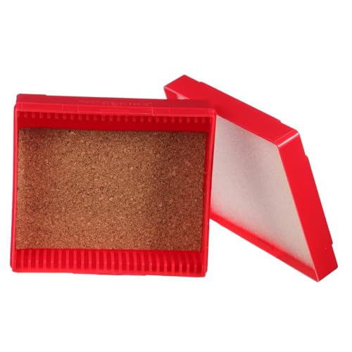 SOLUSTRE Box Slide Box Microscope Slide Organizer Microscope Slide Storage Holder Slide Storage Case Microscope Slide Holder Microscope Slide Container Laboratory Slide Organizer