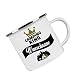 Emaille Tasse Crealuxe personalisiert für Camping und Outdoor