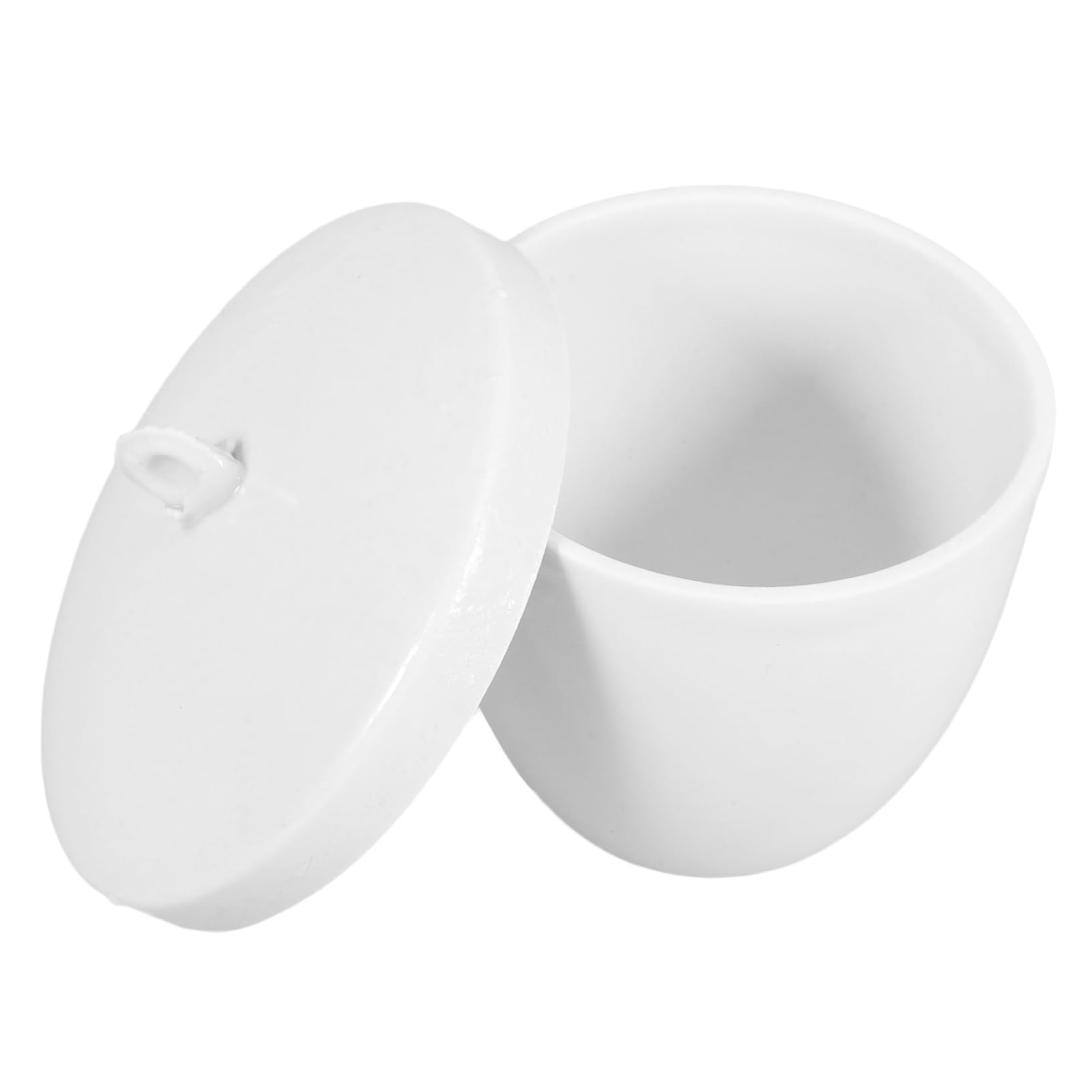 CHILDWEET High Temperature Chemical Porcelain Crucible Lab Crucible Gold Melting Kit Crucible for Melting Crucible for Sintering Ceramic Crucible Cup Copper Scrap Crucible Cup White