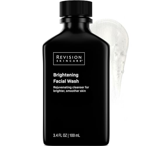 Revision Skincare Brightening Facial Wash, Exfoliating Face Cleanser with Vitamin C and Vitamin E