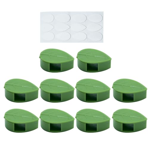 Sujetadores Para Plantas Trepadoras Exterior | 10 Unidades Discretas De Sujetadores Para Plantas Trepadoras - Estructuras Reutilizables De Soporte Para Macetas Exterior Jardín Interior Barandilla Vall