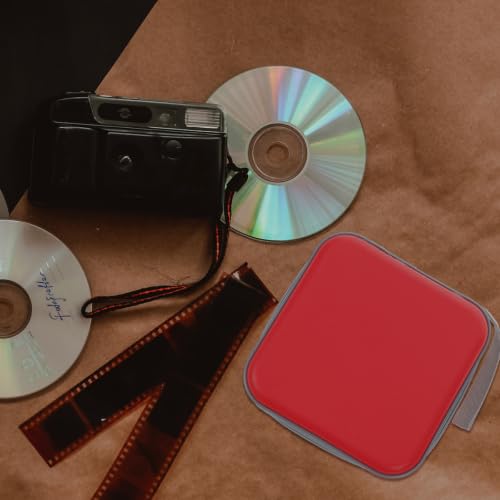 Estuche para CD y DVD de 40 discos pack de 2 organizadores de plástico 7