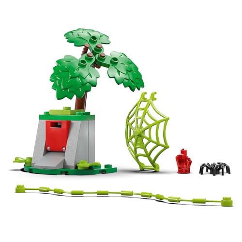 Image of LEGO Marvel Spidey and His Amazing Friends Spin and Electro Dinosaur Vehicle Chase 11198 Building Blocks Toys for 4+ Gift for Boys and Girls