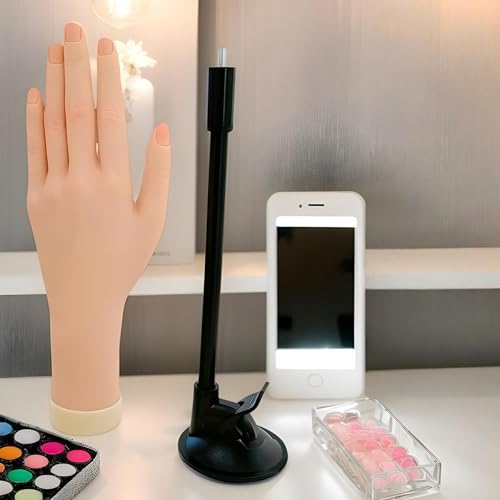 Main d'entraînement pour ongles pour débutants apprenant le nail art