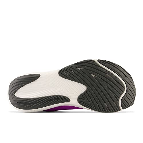 New Balance FuelCell Rebel V3 Tênis de corrida feminino, Rosa cósmico/Blacktop/Neon Dragonfly, 34