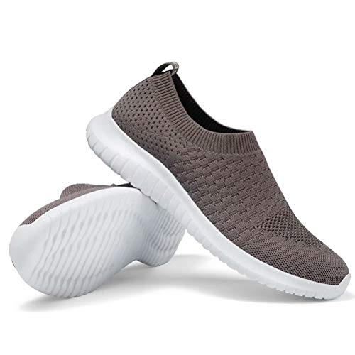 Image of konhill Women's Walking Tennis Shoes - Lightweight Athletic Casual Gym Slip on Sneakers