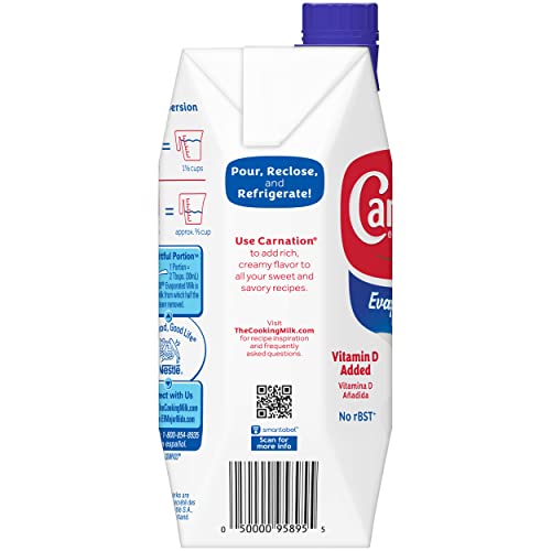 Carnation Evaporate Milk Tetra 12X17Oz #TOP5