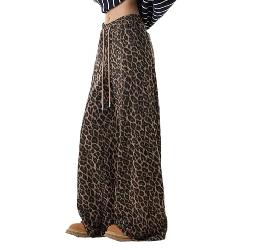 Y2k Pants Aesthetic Pants Cargo Pants Leopard Print Pants Baggy Pants Pants for Women Streetwear Pants2