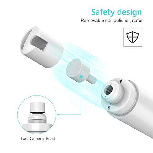 Festnight Elétrica Pet Nail Grooming Trimmer Dog Pet Nail Grinder Clipper para Dog Cat Pet Paws com