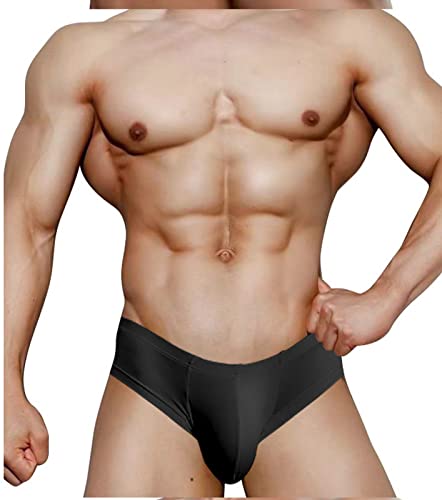 Men's Brief Bikini U Convex Half Hip Briefs Low Rise Modal Shorts2