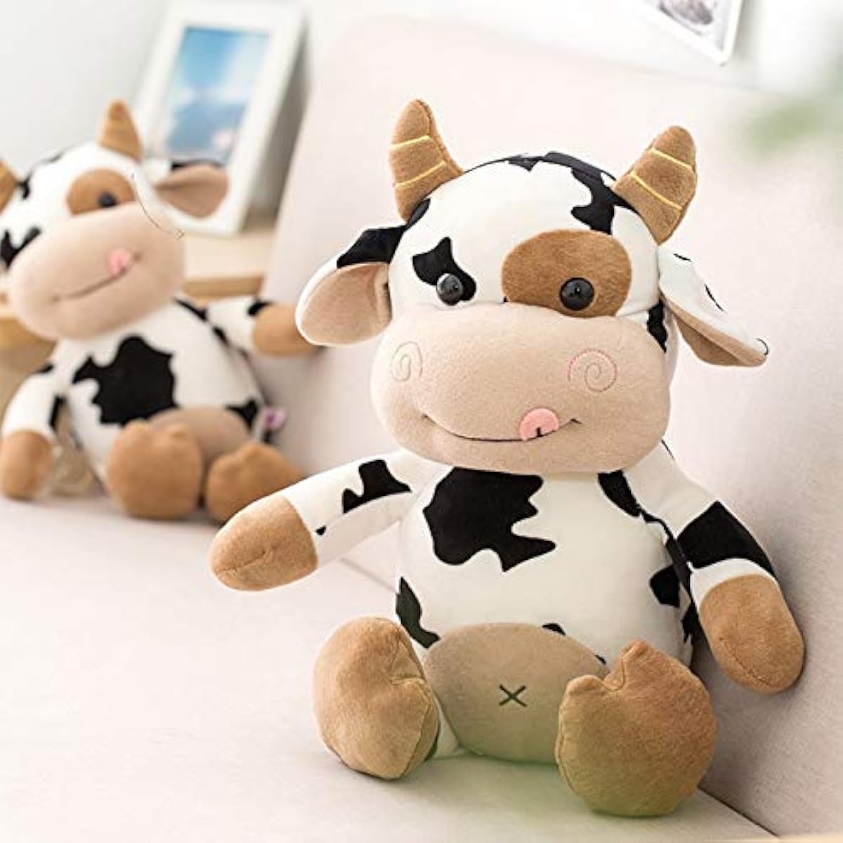 アウトレット 激安店舗 Zmdza ぬいぐるみ牛のおもちゃかわいい牛ぬいぐるみのぬいぐるみ牛の柔らかい人形の子供のおもちゃ子供の誕生日プレゼント Size 30cm ペット用品 販売アウトレット Www Civilittee Hu Com