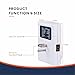 BXST Refrigerator Surge Protector LED Screen Single Outlet Adjustable Low/High Voltage Protection Overload Power Surge Voltage Spike Guard for Home and Office Appliance 120V 15A 1800Watts