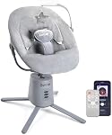 Zoicay Lightweight Baby Swing for Infant with 3 Modes & 5 Speeds, BT Enabled App & Remote Control Electric Swing – 6 Lullabies and 3 Timer Settings, 2 Seat Positions and 5-Point Harness Swing