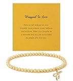 RZKING Beaded Bracelets for Women, Bow Bracelet Friendship Gifts for Women (Bow)