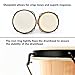 MUSICUBE Bongo Drum Set with Tuning Wrench Professional Wooden Percussion Instrument for Beginner Adults Kids (Natural Skin)