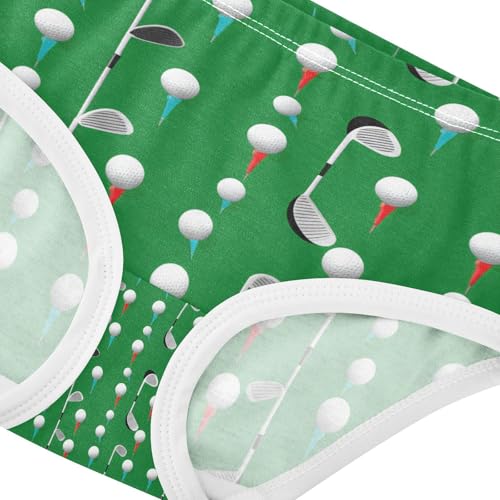 Golf Clubs Golf Balls Toddler Girls's Underwear 2T 202c13124
