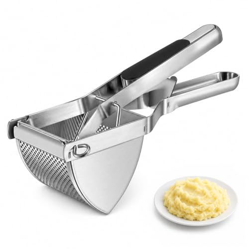 Presse-Purée Manuel en Inox pour Purée Fine et Légumes Cuits