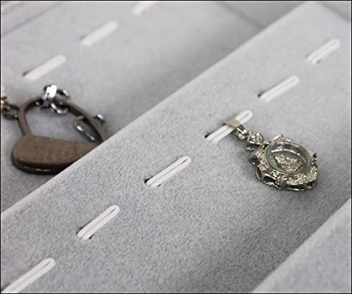 Planche En Velours Inclinée Pour Présenter Bijoux – 56 Crochets Pour Pendentifs, Piercings, Bagues