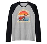 Vintage Amo el Jamón Ibérico Más Que Personas Jamón Ibérico Camiseta Manga Raglan