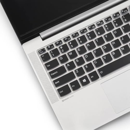 Image of Oaky Keyboard Protector Cover for Lenovo ideapad Slim3 & Slim5 14 inch Laptops Waterproof Dust-Proof Ultra Thin Keyboard Skin Protector - Silicon Black