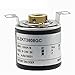 BOBYK 38mm Incremental Encoder 8mm Hollow Shaft Rotary Optical Switch NPN Open Collector 10-1024-2500-3600 PPR 5-24VDC (Color : Side Outlet, Size : 2500PPR_5V DIRVE)