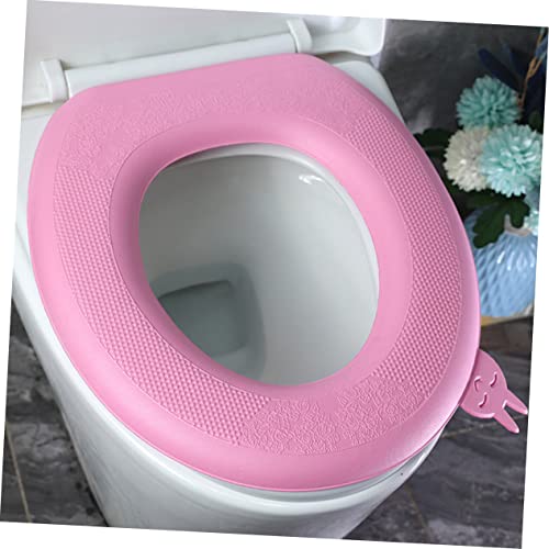 Cabilock 2 Stücke Toilettenmatte Reisesitzkissen Toilettensitzkissen Tragbares Sitzkissen Fuzzy Toilettensitzbezug Reise Toilettensitzbezüge Toilettenwärmer Eva Toilettensitzkissen – Bild 6