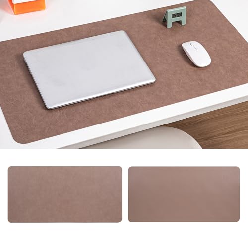 Tapis de souris rétro en cuir sous-main double face résistant à la saleté 90cm
