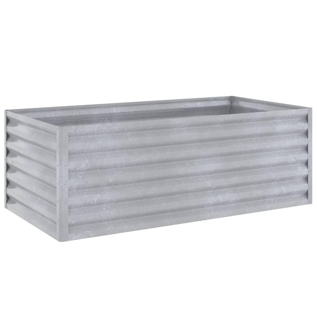 Willood Hochbeet 100x50x36 Cm Aus Cortenstahl – Wetterfester Pflanzkasten Für Balkon & Garten