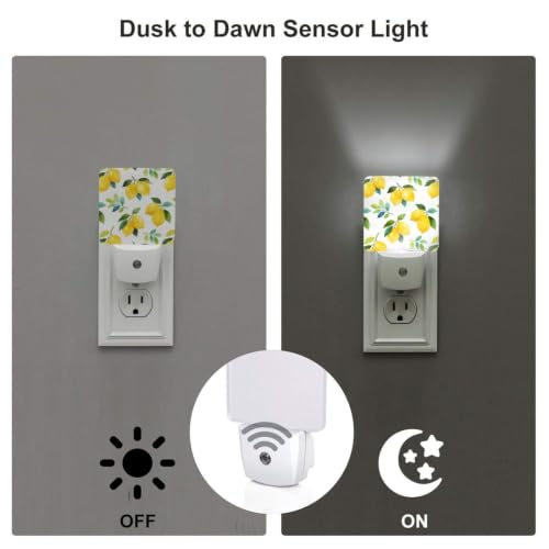 Image of Lemon Lovely LED Plug-in Night Light 2-Pack for Bedroom
