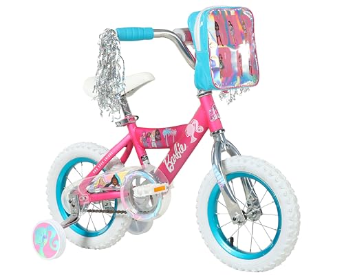 Dynacraft Barbie 12" Girls Bike for Kids Ages 3-5 Years