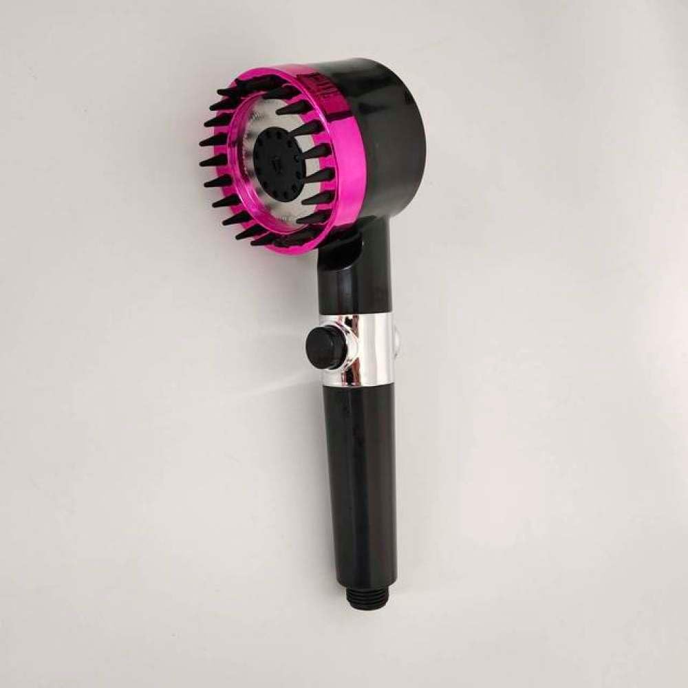 3 Modes Shower Head Adjustable High Pressure Water Saving Massage Portable Filter Shower Head Hook Hose Bathroom Accessories Set,black shower